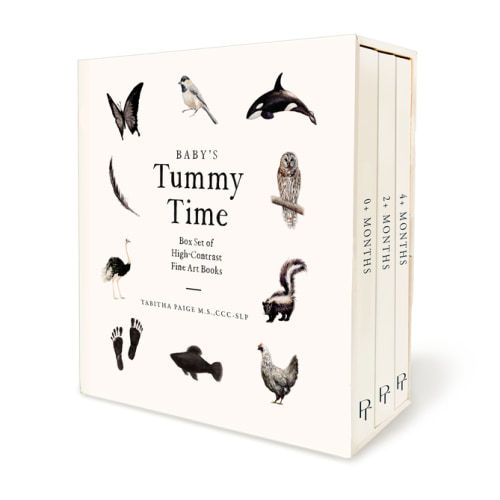 Our Little Adventures Baby's Tummy Time Book Box Set: A 3-Book Box Set of High-Contrast Art for Visual Stimulation at Tummy Time, (Paperback)