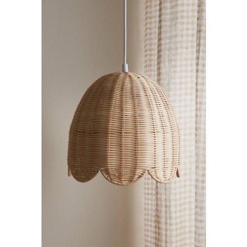 CHILD'S RATTAN PENDANT LAMP