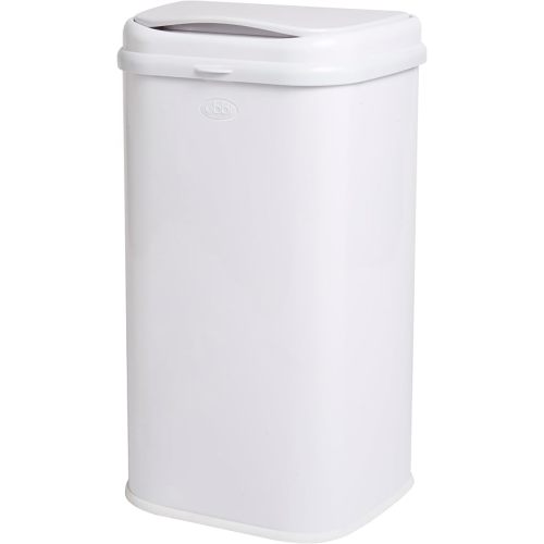 Ubbi Stainless Steel Venti Diaper Pail, Odor Locking, No Special Bag Required, Award-Winning, Registry Must-Have, White
