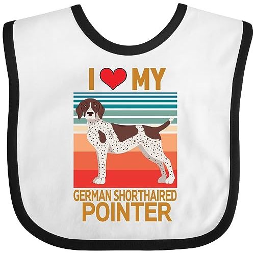 inktastic German Shorthaired Pointer Dog Lover Baby Bib