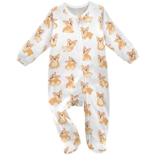 Baby Rompers, Baby Clothes, Cotton Outfits Jumpsuits, Infants, Dogs Pattern, 0-24 Months
