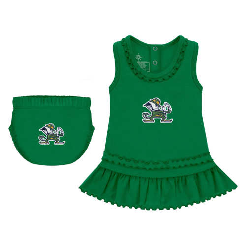 Notre Dame Fighting Irish Ruffled Tank Top Dress | College Baby