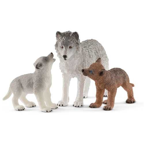 Mother wolf with pups 42472 WILD LIFE | schleich