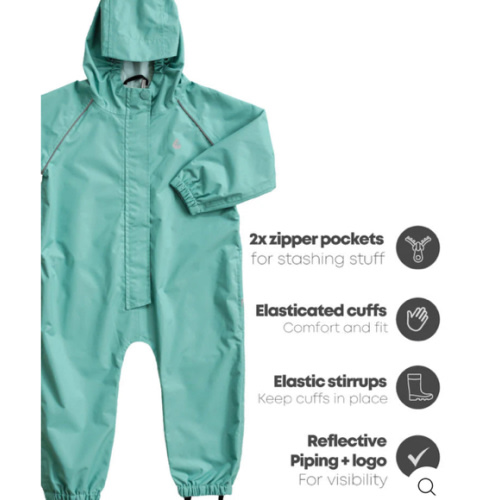 10K Rainsuit - Seafoam