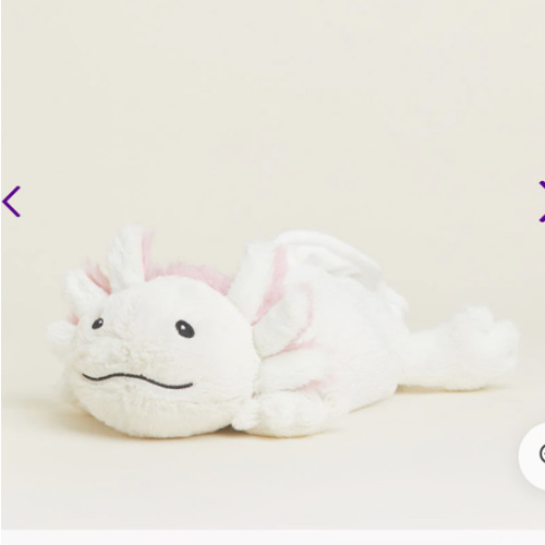 Warmies Axolotl Stuffed Animals | Microwaveable Axolotl Heating Pads