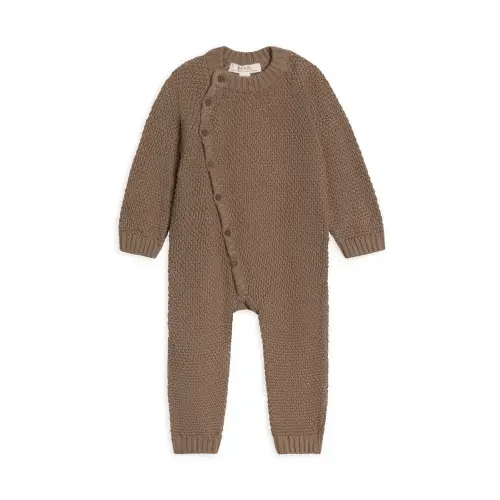 Casey Seed Stitch Sweater Knit Kimono Romper