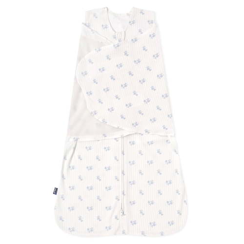 HALO Swaddle Cotton Tog 1.5, Floral Vintage Stripe, Newborn