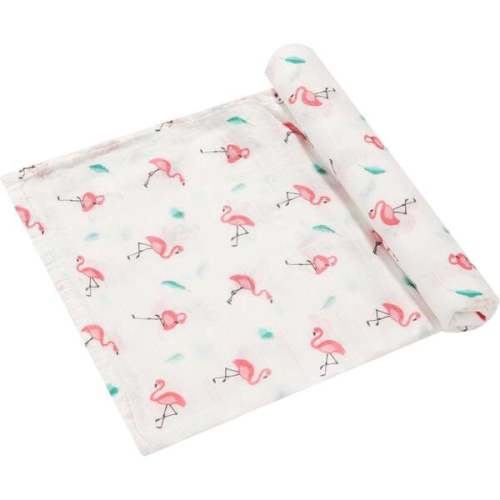 Swaddle, Flamingo - Bamboo Little | Maisonette
