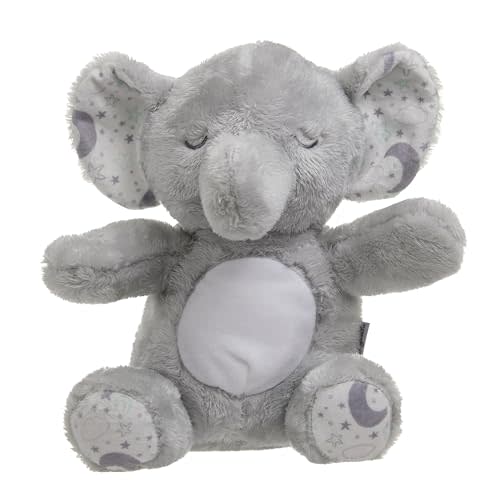 DreamGro Plush Animal Toys - Soft and Cuddly Stuffed Animals for Kids - Cute and Adorable Gifts for Boys and Girls - Perfect for Playtime, Nursery Decor, and Bedtime (Grey Elephant)