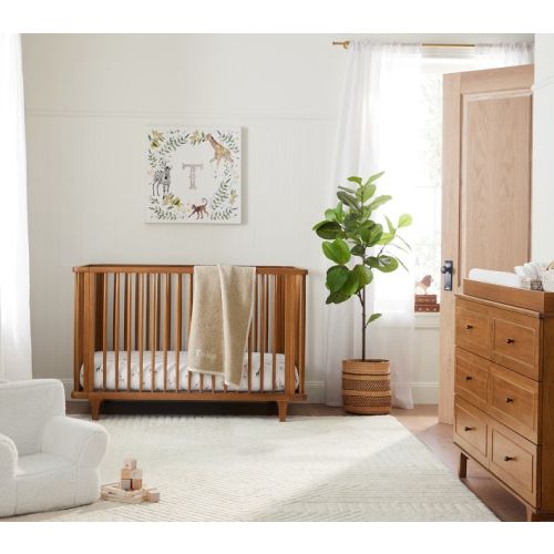 Border Baby Blanket - Taupe
