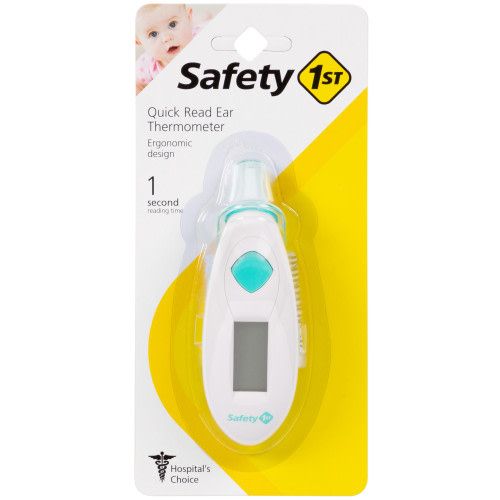 Safety 1st Quick Read Ear Thermometer, Aqua,