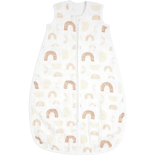 aden + anais Baby Sleeping Bag, Wearable Swaddle Blanket for Girls & Boys, Newborn Sleep Sack, Breathable & Lightweight - 6-18 Months - Multicolor