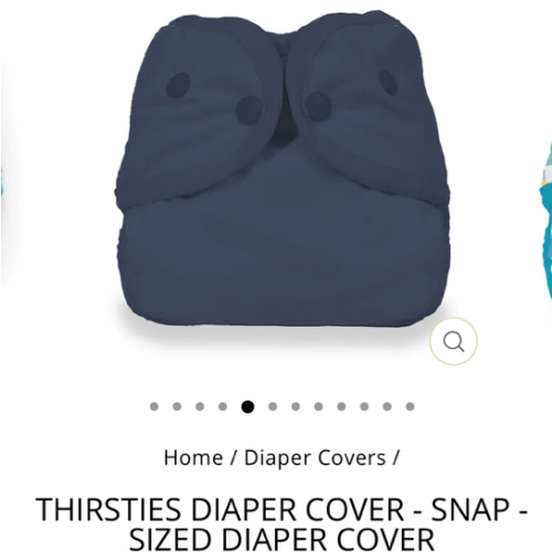 Thirsties Diaper Cover - Snap - sized diaper cover