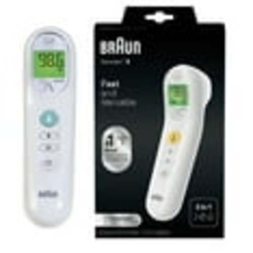Braun 3-in-1 No Touch Forehead Thermometer, Suitable for Child & All Ages, BNT100US, White