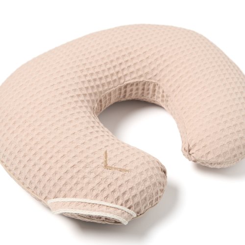 Organic Cotton Nursing Pillow and Covers • Waffle or Linen Fabric