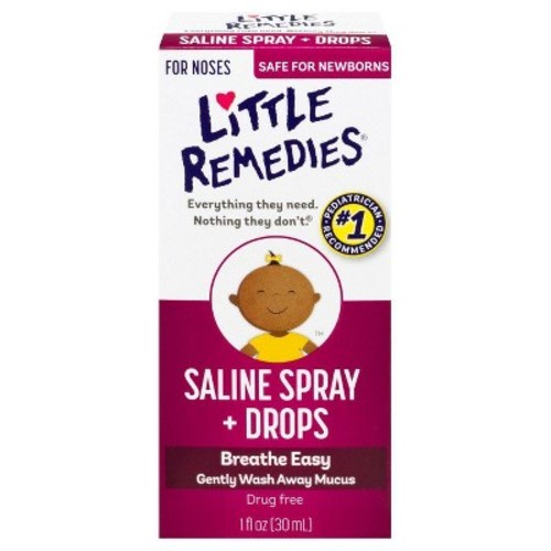 Little Remedies Saline Spray/Drops - 1 fl oz