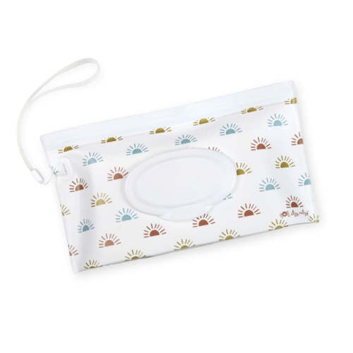 Take & Travel Pouch™ Reusable Wipes Case - Desert Sunrise