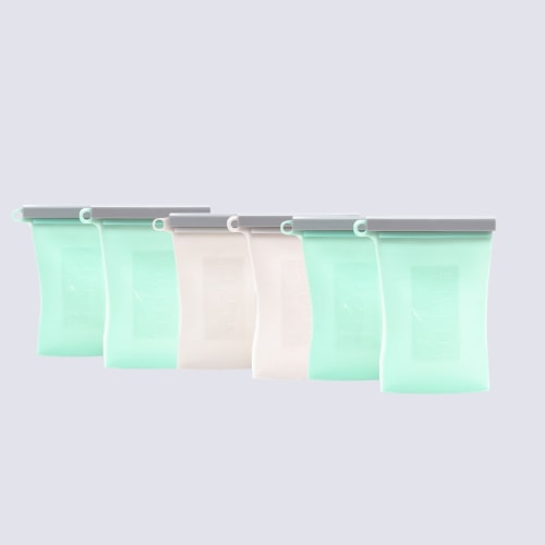 Junobie Bundled 9-Pack Starter Kit: Infant/Toddler Milk and Snack Storage Bags