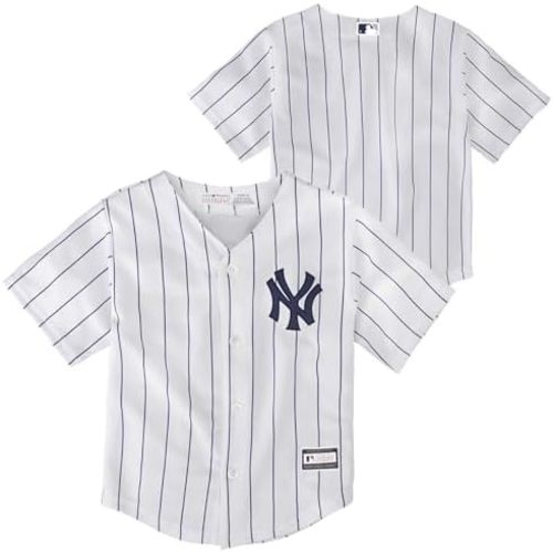 New York Yankees MLB Toddler 2-4 White Home Team Jersey