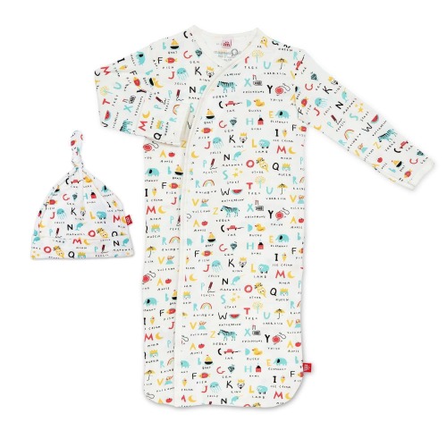 Magnetic Me Modal Infant Sack Gown & Hat Set