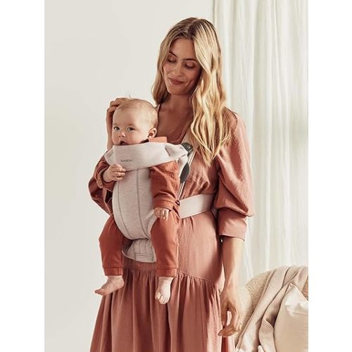 BabyBjörn Baby Carrier Mini, 3D Jersey, Light Beige