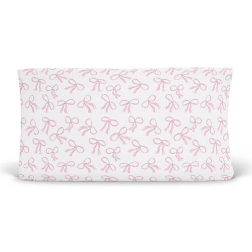 Blushing Bows Changing Pad Cover