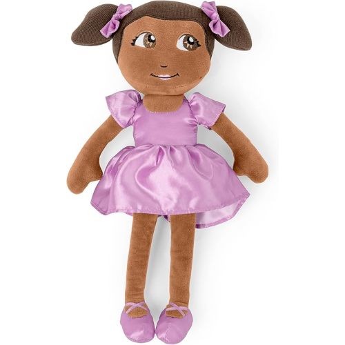Zhara Plush Doll, Ballerina, Pink, Soft Fabrics, for Ages Newborn & Up
