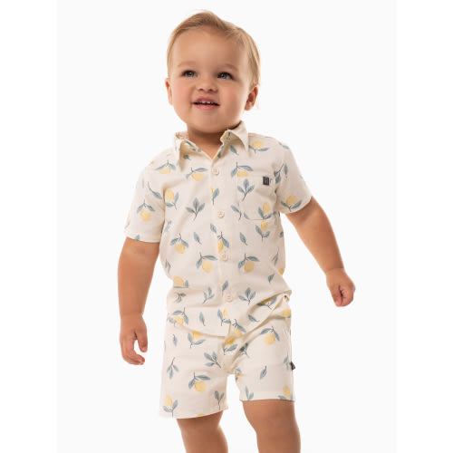 Modern Moments by Gerber Toddler Boy Woven Shirt and Short Set, Sizes 12M-5T