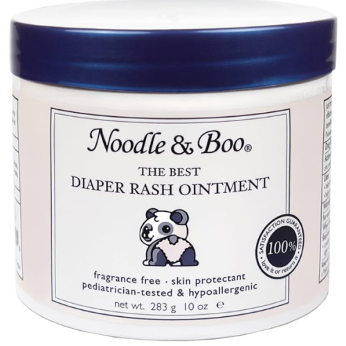 Noodle & Boo The Best Diaper Rash Ointment, Multi Purpose Baby Skin Care Zinc Oxide Ointment For Diaper Rash Prevention, Treatment & Relief, Fragrance Free