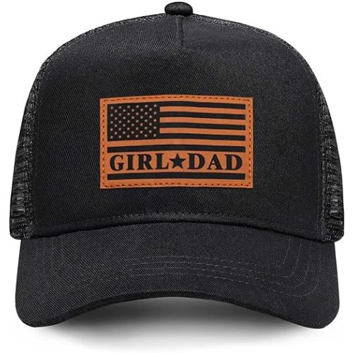 Girl Father Daddy Gifts Dad Hats for Men, Adjustable Dad Trucker Hat, Fathers Day Birthday Gifts from Daughter