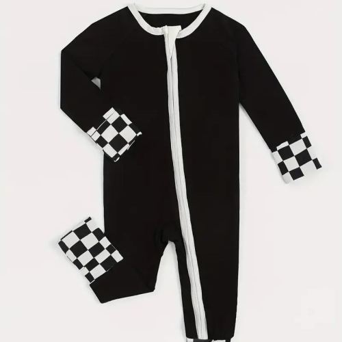 Checkered Bamboo Jumpsuit