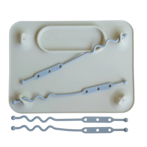 Busy Baby Silicone Placemat with Toy Straps