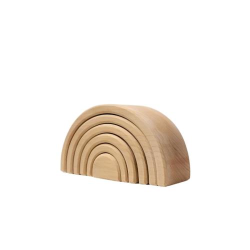 Grimm's 6 Piece Rainbow Natural – The Natural Baby Company