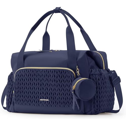 mommore Diaper Bag Tote, Large Capacity Travel Diaper bags, Hospital Bag for Labor Delivery, Baby Bag with Pacifier Case | Hospital Bag, for Labor Delivery, Baby Bag, with Pacifier Case