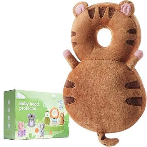 Baby Fall Back Head Protector - Baby Head Protector Backpack for Crawling Walking Gifts, Adjustable Toddlers Head Safety Pad Cushion