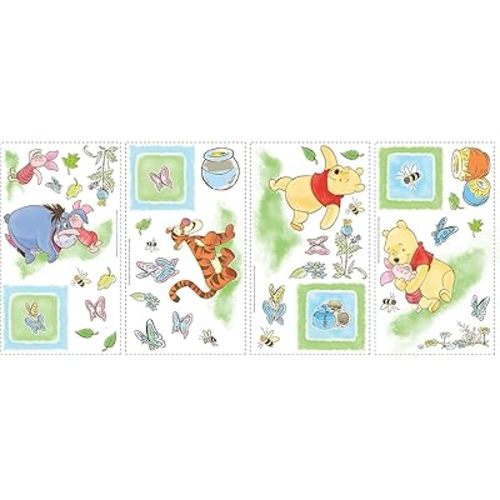 RoomMates Disney Winnie the Pooh Peel and Stick Wall Decals, RMK1630SCS