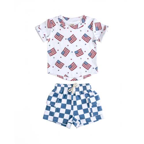 cargo shorts set // patriotic vibes (sizing up to 8/9y)