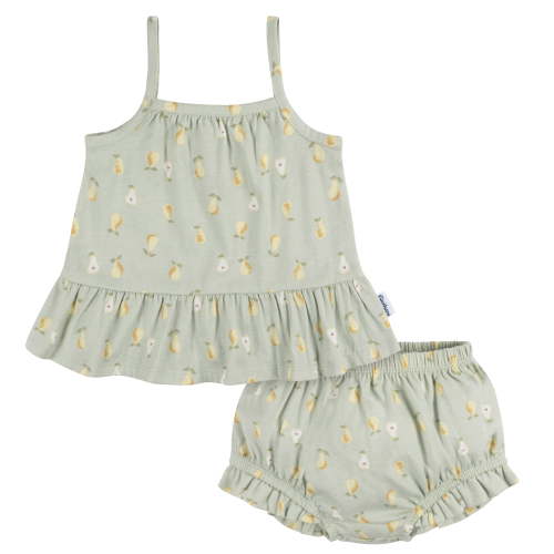 Gerber Baby Girl Dress and Diaper Cover Set, 2-Piece, Sizes Newborn - 24 Months