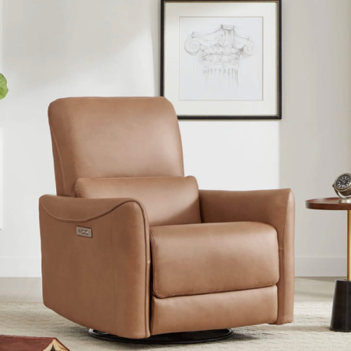 Tracee Modern Power Swivel Glider Recliner