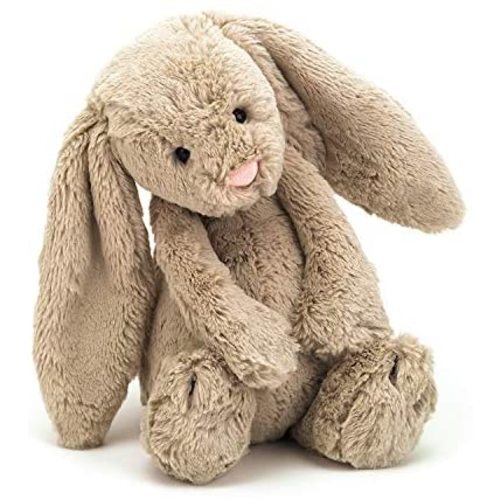 Jellycat Bashful Beige Bunny Stuffed Animal, Medium, 12 inches