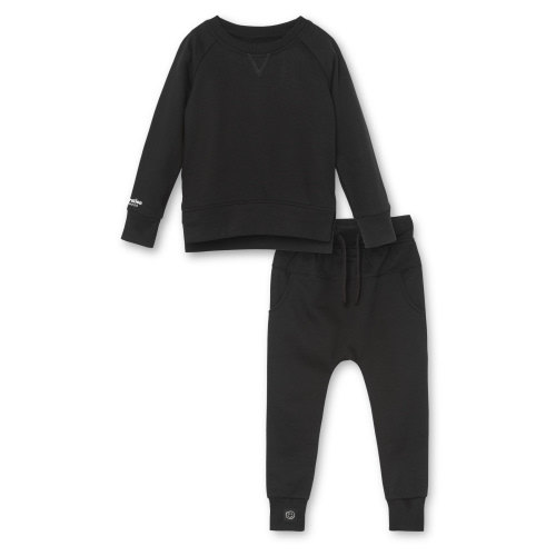 Little Star Organic Toddler 2Pc Sweatshirt & Harem Pants Set, Size 12M-5T