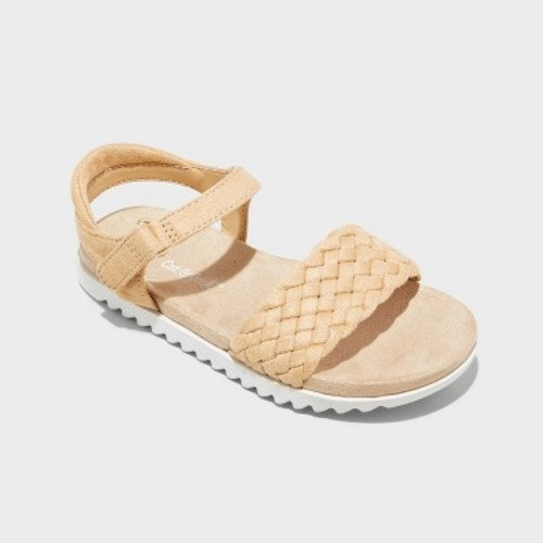 Toddler Maddie Footbed Sandals - Cat & Jack™, Color: Cognac, Size: 6T