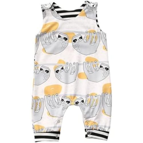 Toddler Baby Boy Girl Farm Clothes Cartoon Animals Print Jumpsuit Romper Newborn Summer Overall Country Stuff