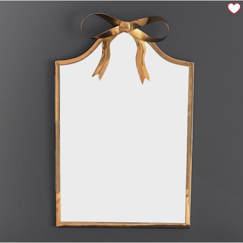 The Emily & Meritt Bow Mirror (21"x33")