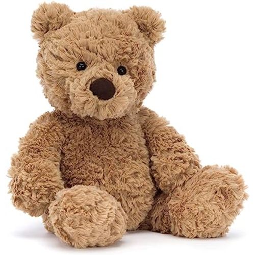 Jellycat Bumbly Bear Stuffed Animal, Small 11 inches | Teddy Bear Plush Toy | Classic Children's Gift
