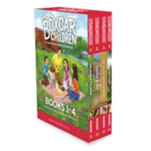 Boxcar Children Mysteries Boxed Set, Book 1-4, (Hardcover), English, 7.70" x 5.30" x 2.00"