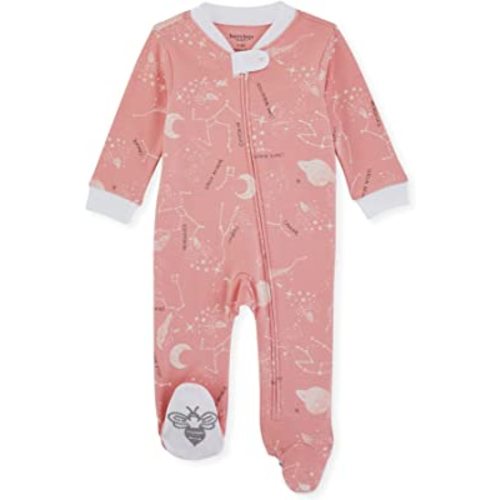 Nanit, Breathing Wear Pajamas, 100% Cotton for Newborn, in Blush Pink