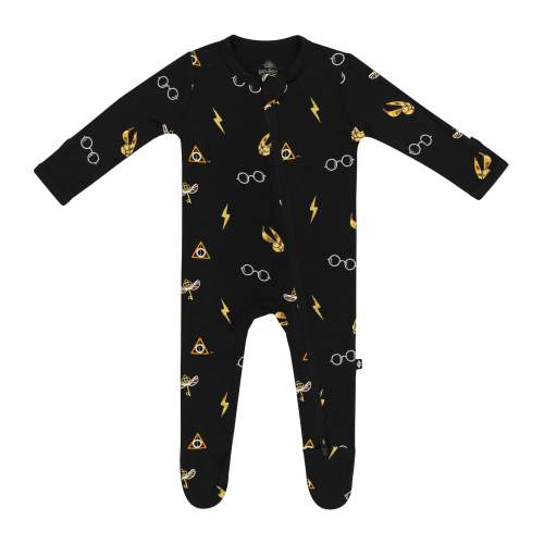 Zippered Footie in Midnight Icon