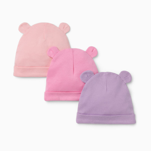 Small Story 3 Pack Hats - Pinks, 0-6 M