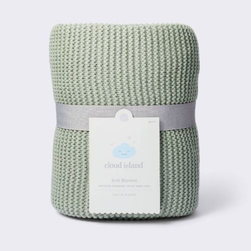 Knit Baby Blanket - Green - Cloud Island™